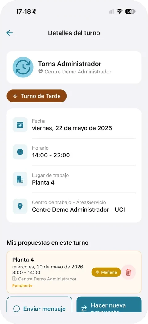 Detalle da proposta de cadea de cambios de Copilot